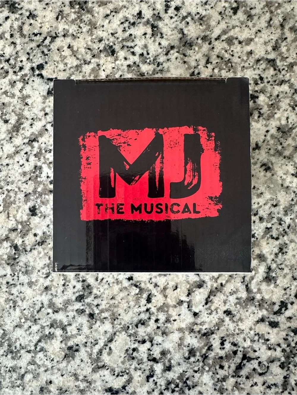 Official MJ The Musical Broadway Souvenir Coffee Mug Michael Jackson Silhouette
